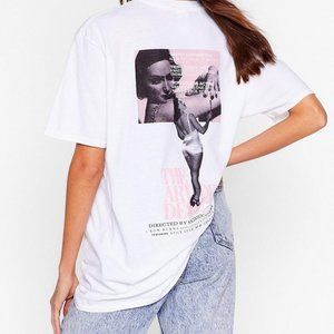 oversized graphic tee